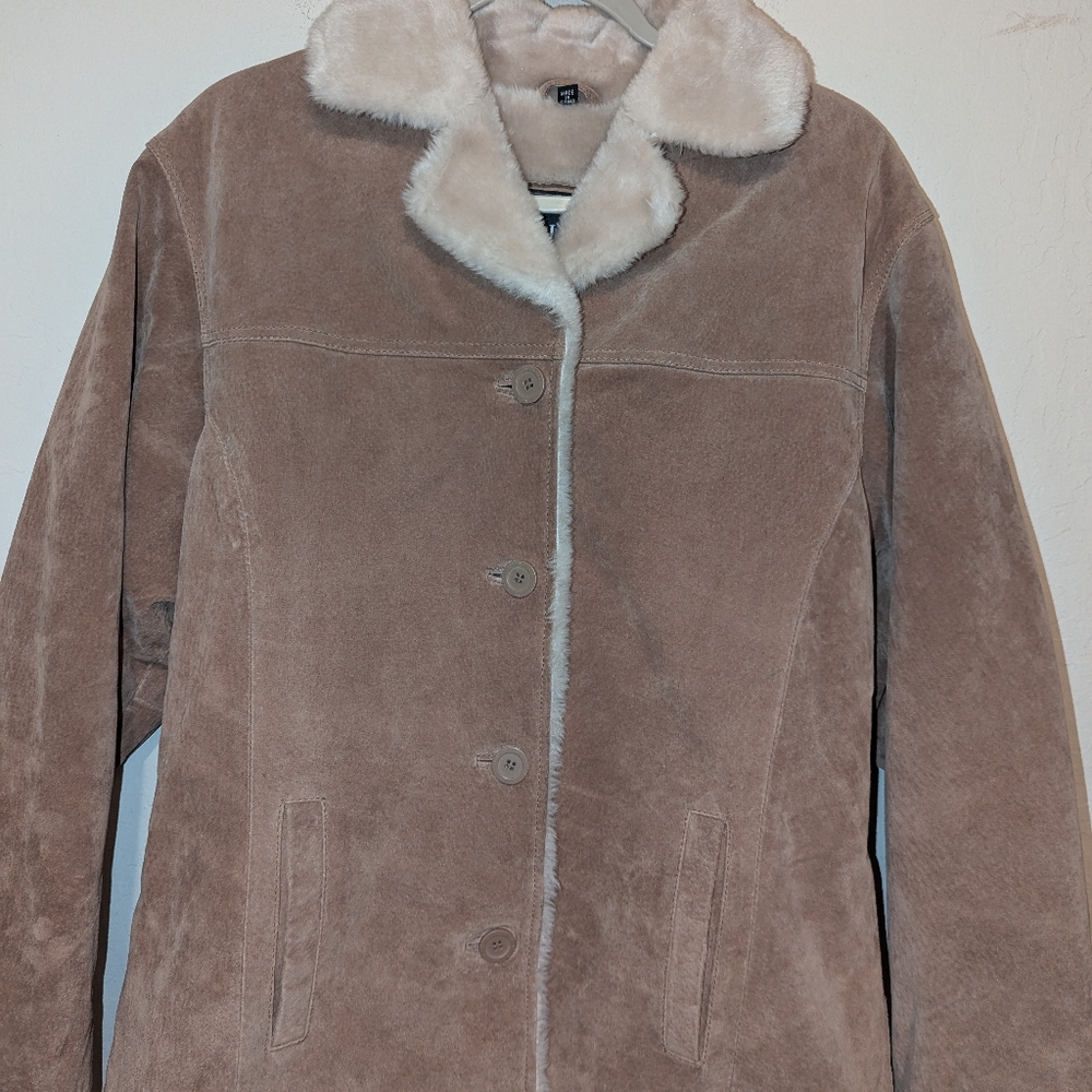 Adler Collection Genuine Leather Tan Jacket Size Medium - Picture 3 of 10